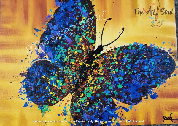 Butterfly Acrylic painting