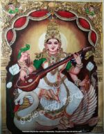 Saraswathi Acrylic painting