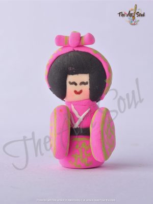 CHINEESE DOLL HANDMADE CLAY MINIATURE