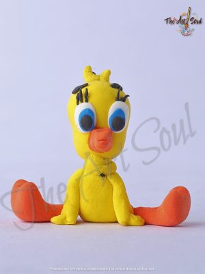 HANDMADE DUCK CLAY MINIATURE