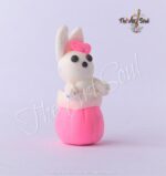 HANDMADE BUNNY CLAY MINIATURE TOY