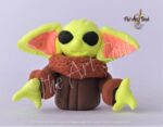 HANDMADE YODA STARWARS CARTOON CLAY MINIATURE