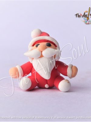 HANDMADE  SANTA CLAY MINIATURE