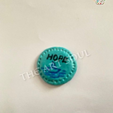 Hope miniature fridge magnet