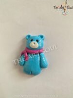 Blue Bear miniature fridge magnet