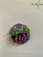 Smile clay miniature fridge magnet