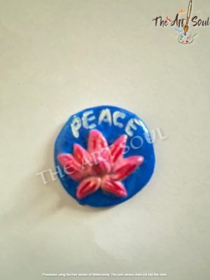 Peace miniature fridge magnet