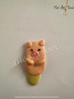 Ice candy piggy miniature fridge magnet