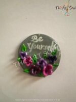 Be yourself miniature fridge magnet