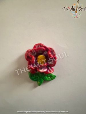 Flower  miniature fridge magnet