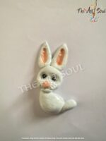 Bunny rabbit miniature fridge magnet