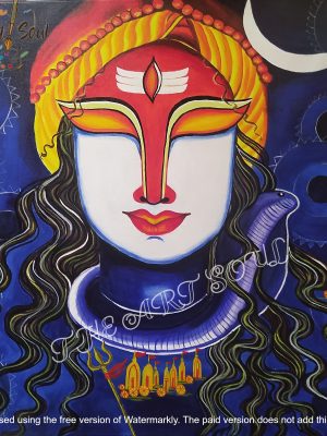 Shiva Acrylic painting