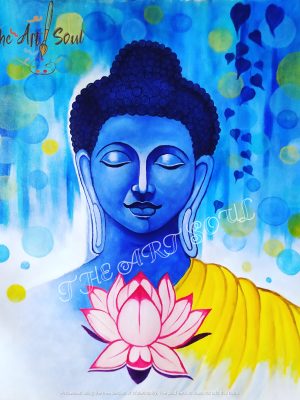 Buddha Acrylic painting