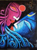 Radha Krishna Acrylic painting