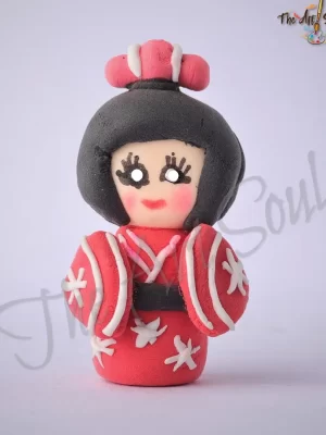 HANDMADE CHINESE DOLL CLAY MINIATURE