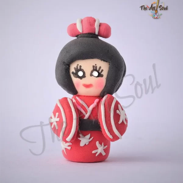 HANDMADE CHINESE DOLL CLAY MINIATURE