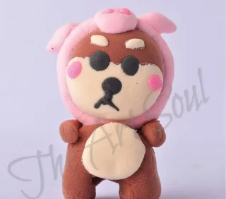 HANDMADE BEAR CLAY MINIATURE