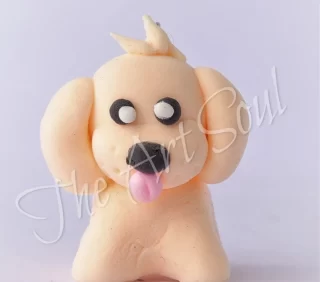 HANDMADE PUPPY CLAY MINIATURE