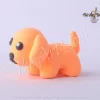 Handmade puppy dog clay miniature