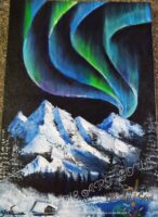 Aurora Acrylic painting