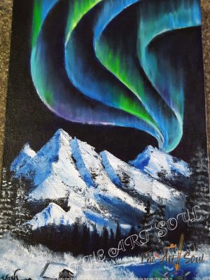 Aurora Acrylic painting