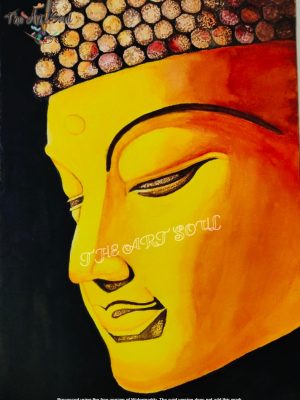 Buddha watercolour painting